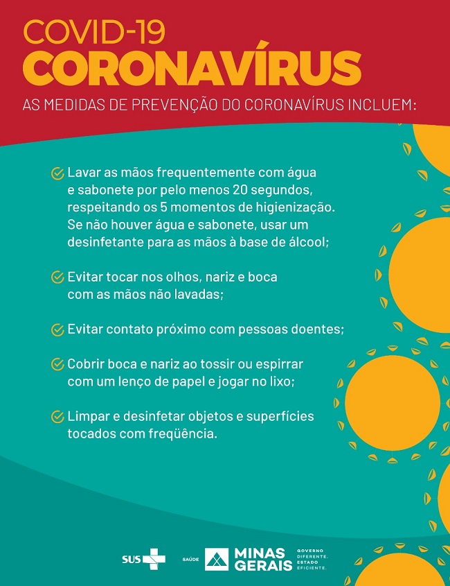 coronavirus prevenção