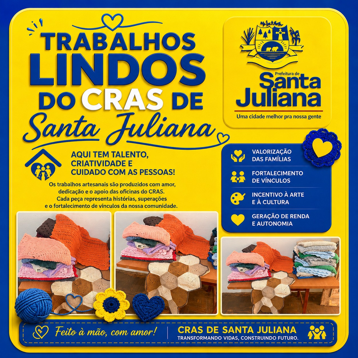Trabalhos Lindos do CRAS de Santa Juliana