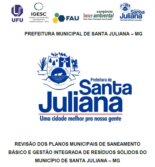 Prefeito sanciona lei que aprova a revisão e atualização dos Planos Municipais de Saneamento Básico e de Gestão Integrada de Resíduos Sólidos de Santa Juliana